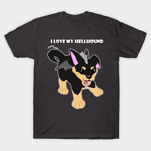 Charlie the Hellhound T-Shirt by AilurosLunaire